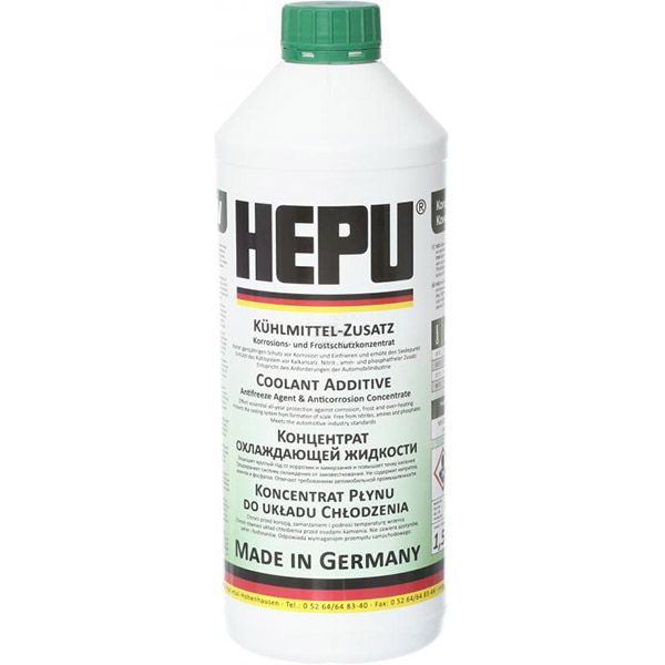 Антифриз Hepu P999-GRN -80 °C 1,5 л зелёный