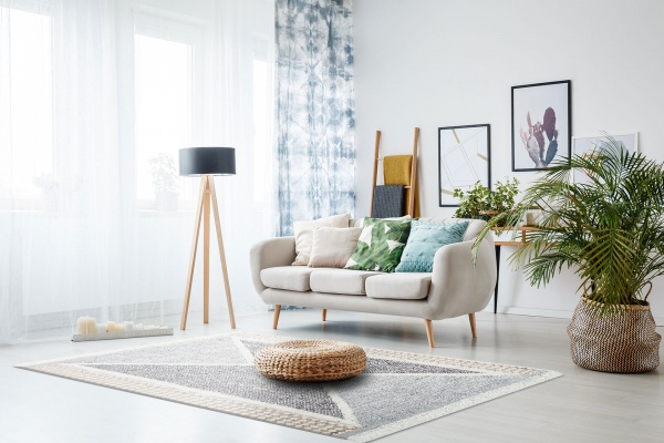 Килим Ekohali Arya AR 02 Grey 120x180 см двосторонній 