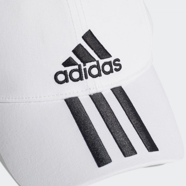 Кепка Adidas 6P 3S CAP COTTO DU0197 OSFW белый