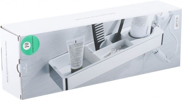 Полка для ванной YACORE многофункциональная Fab белая BS0019MP 