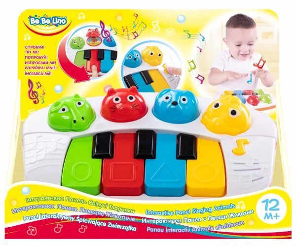 Игрушка интерактивная Bebelino Панель Поющие животные 58124