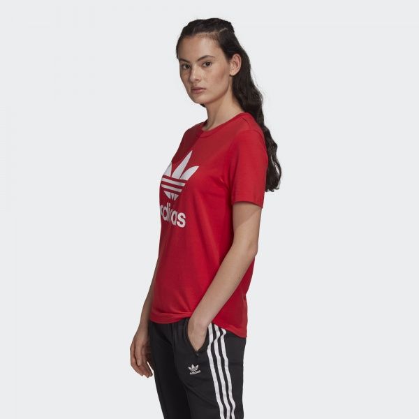 Футболка Adidas TREFOIL TEE FM3302 36 красный