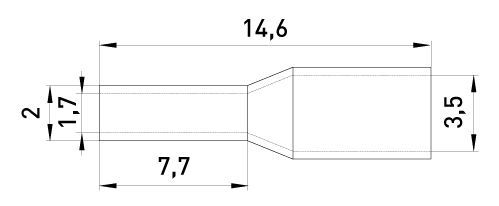 Наконечник втулковий E.NEXT e.terminal.stand.e1508.green ізольований 1,5 кв.мм 100 шт. зелений 
