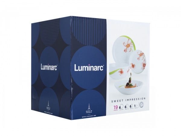 Сервиз столовый Diwali Sweet Impression 19 предметов P7078 Luminarc