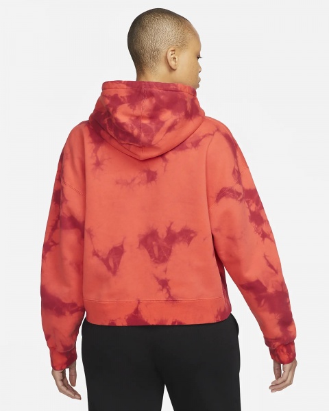 Джемпер Jordan W J HERITAGE FLC HOODIE DM5238-635 р. L малиновый