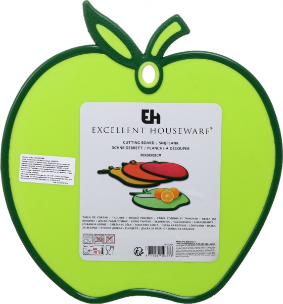 Доска разделочная 30x28x см в ассортименте 030000780