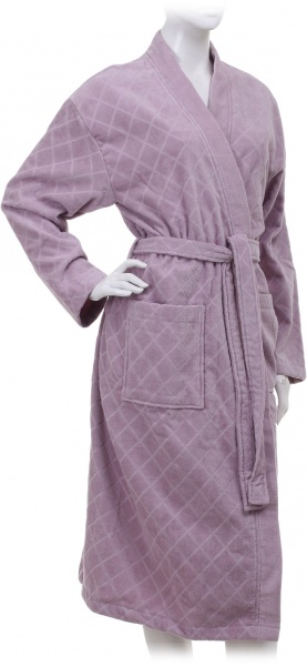 Халат домашній жіночий Durutex Velour р. XL світло-бузковий