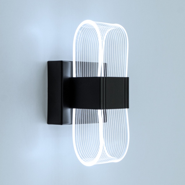 Бра Luminaria 1x12 Вт черный LUMIERA SQUARE 12W S BLACK 