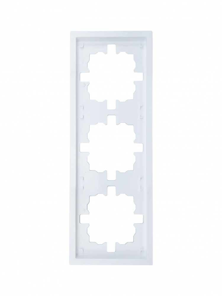 Рамка тримісна HausMark Juna універсальна білий