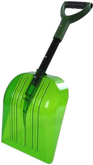 Лопата для снігу складана Plastkon Armstrong AUTO лайм