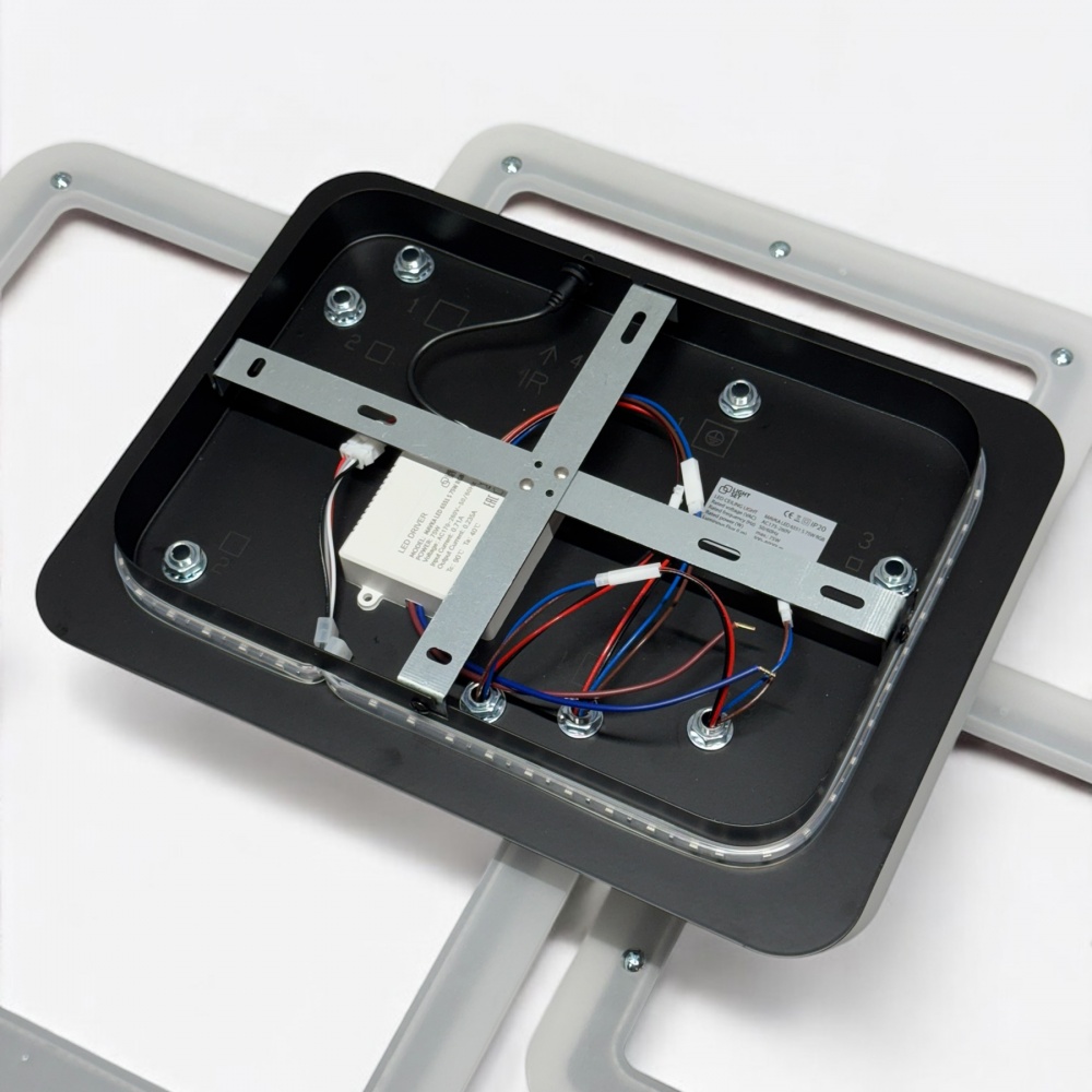 Люстра потолочная LIGHT SET MAVKA LED 6561 S 75 Вт черный