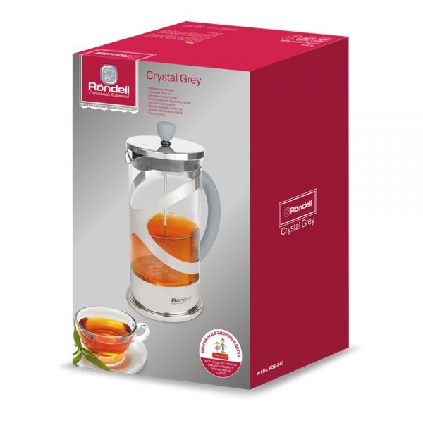Френч-прес Crystal Grey 1 л Rondell