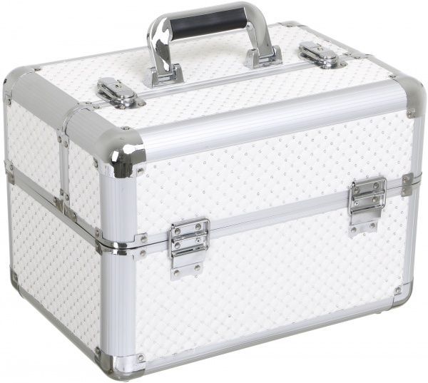 Б'юті-кейс для косметики білий 37,5х25х26 см