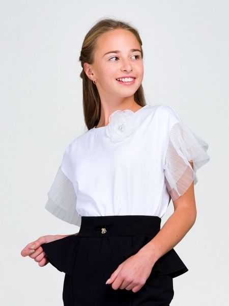 Блуза Smil 114714 р.140 белый 