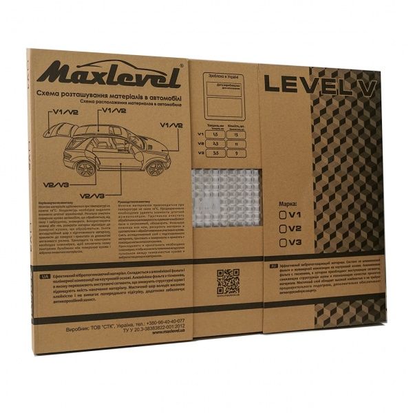 Виброизоляция каучукова MAXLEVEL V3 3,5 мм