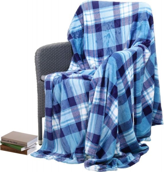 Плед Marlyn Square 220x200 см синий La Nuit 