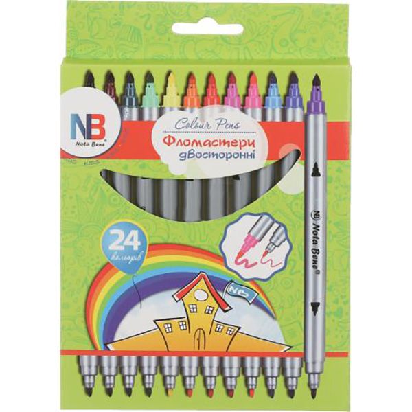 Фломастеры 12 цветов Nota Bene