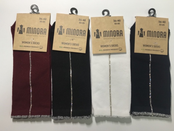 Шкарпетки жіночі MINORA в асортименті 