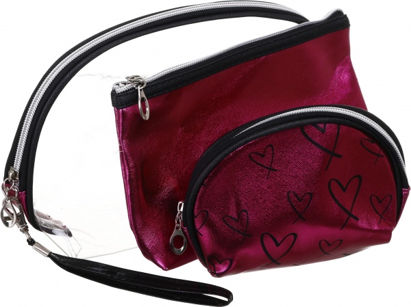 Набір косметичок 3 в 1 Shiny в асортименті