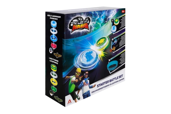 Игровой набор Infinity Nado VI Starter Battle Set Gold Warrior Phoenix vs Lighting Leopard EU654183