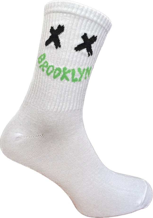 Носки krazy sox 1874 р.38-42 белый с принтом