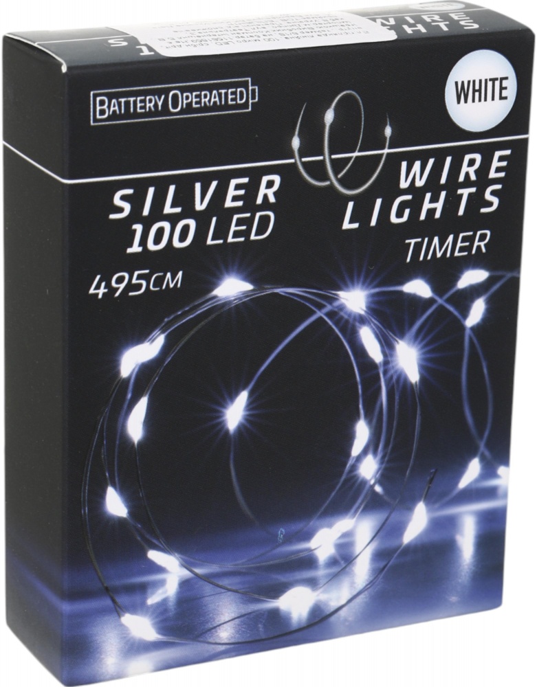 Электрогирлянда линейная Koopman встроенный светодиод (LED) 100 ламп 4,95 м (AX9730540)