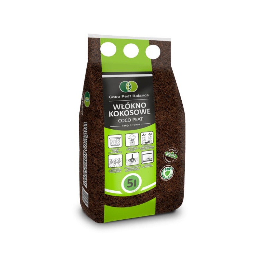 Кокосовий субстрат Biovita Coco Peat balance 5 л