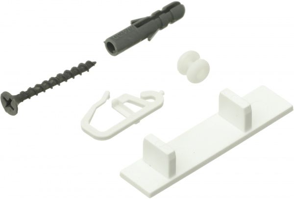 Комплект фурнітури ОМіС до стельового карнизу ОМ3 набірний 200 см білий 