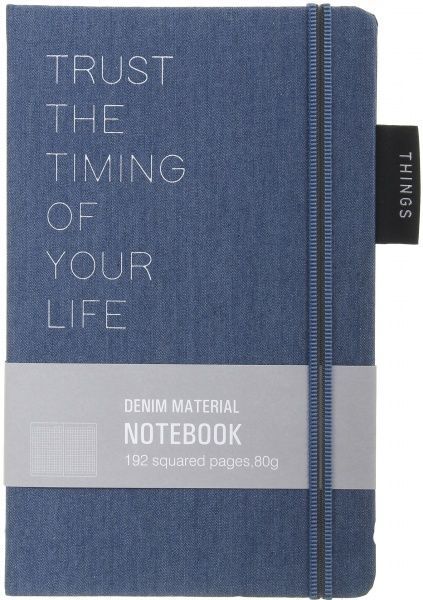 Книга для записей Джинсовая А5 96 л синий