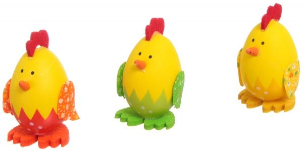 Набор Shunda Цыплята пасхальные 4х6 см 3 шт