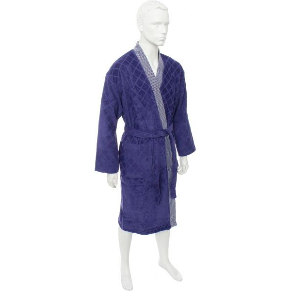 Халат мужской Durutex Velour р. L сапфир 