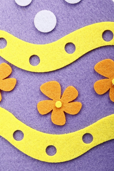 Декорация пасхальная Діамантові ручки Писанка 20х17 см сиреневый