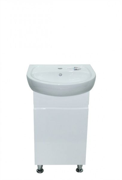 Тумба ХАСТ Лацио с умывальником Solo 50 Kolo (1 фасад) белая