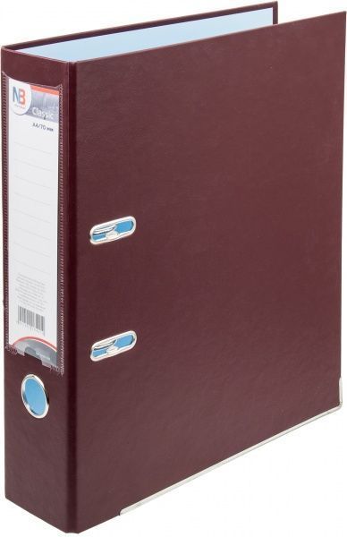 Папка-реєстратор CLASSIC 70 мм. А4 одностороння бордова Nota Bene