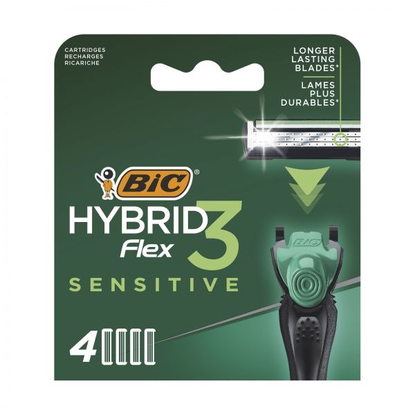 Сменный картридж BIC Flex Hybrid 3 Sensitive 4 шт.