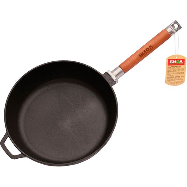 Сковорода чавунна знімна ручка 24 см Класік 0324 Biol