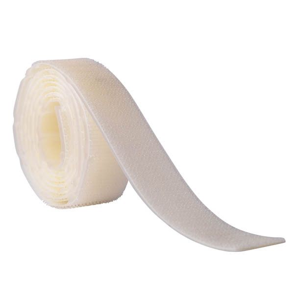 Лента-застежка самоклеющаяся HPX ZIP-FIX грибок 20 мм белая