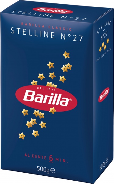 Паста Barilla 27 Stelline 500 г 