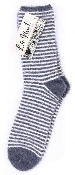 Шкарпетки жіночі La Nuit Смугастики р.one size темно-сірий 1 шт.