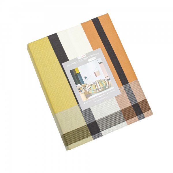 Комплект постільної білизни Бернабі полуторний євро різнокольоровий Homeline 