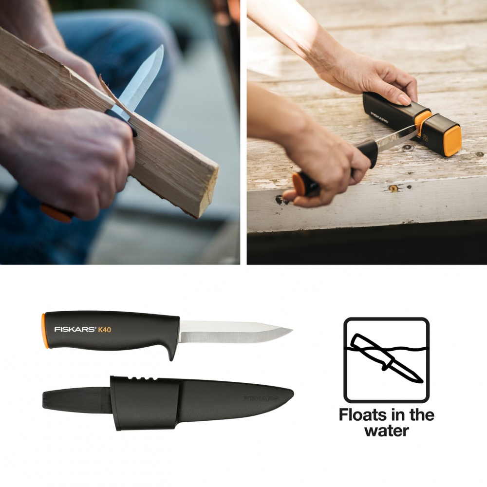 Нож универсальный Fiskars К40 1001622