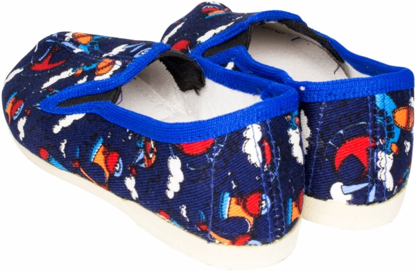 Тапочки для хлопчиків Экотапок Резинка сині з супінатором 1025 р.26