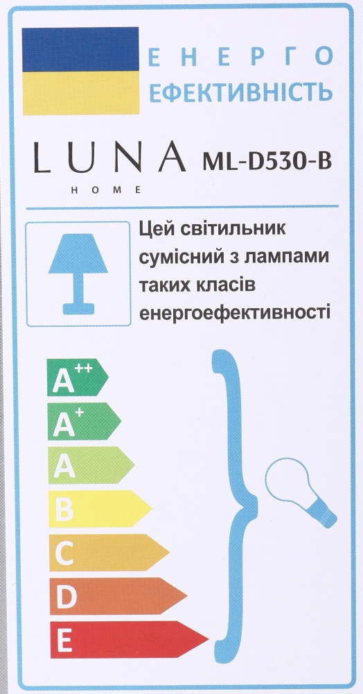 Настольная лампа Luna 40 Вт E14 бежевый ML-D530-B