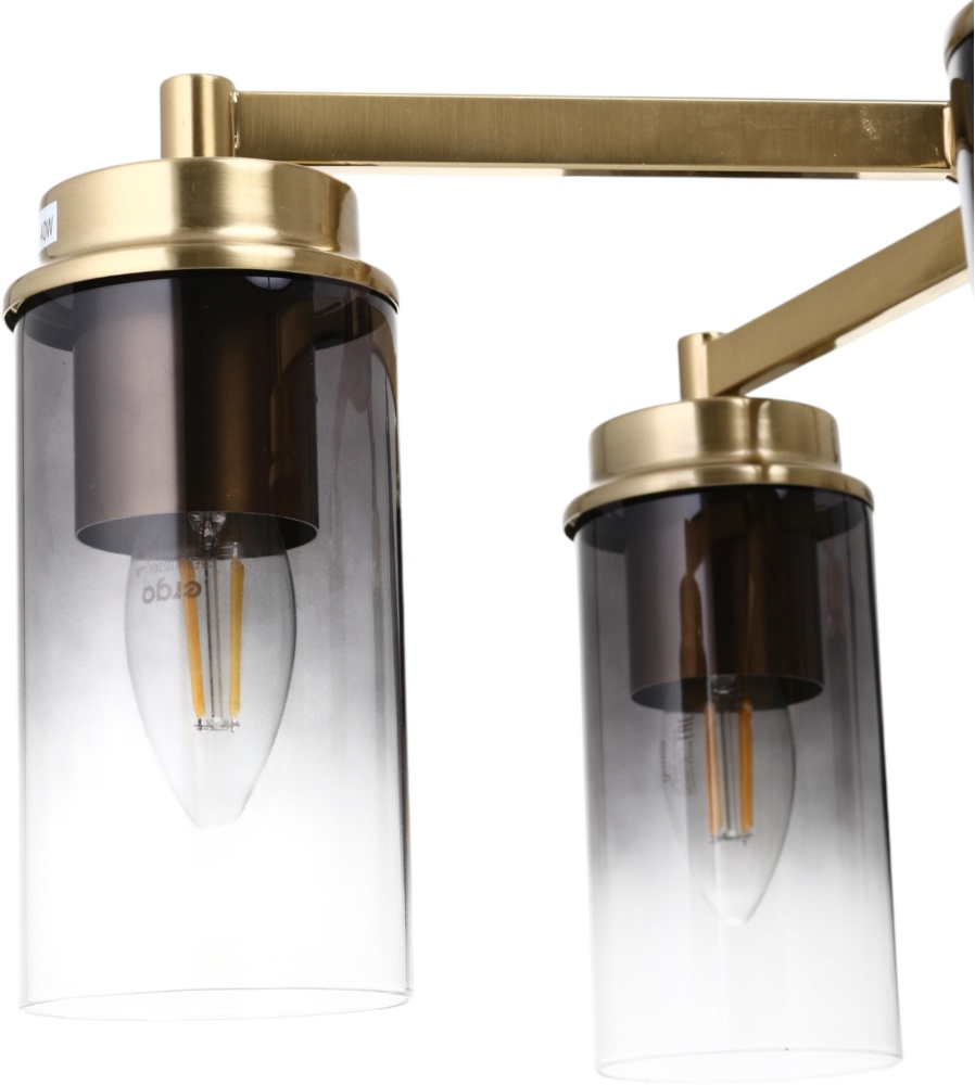 Люстра потолочная Sensio Andromeda 5x40 Вт E14 золото/черный ALG-74674/5