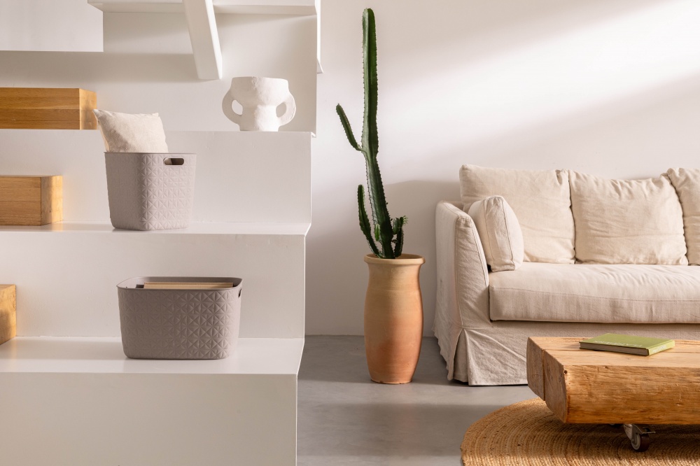 Кошик для зберігання Curver бежевий Softex 19 л 221x379x292 мм