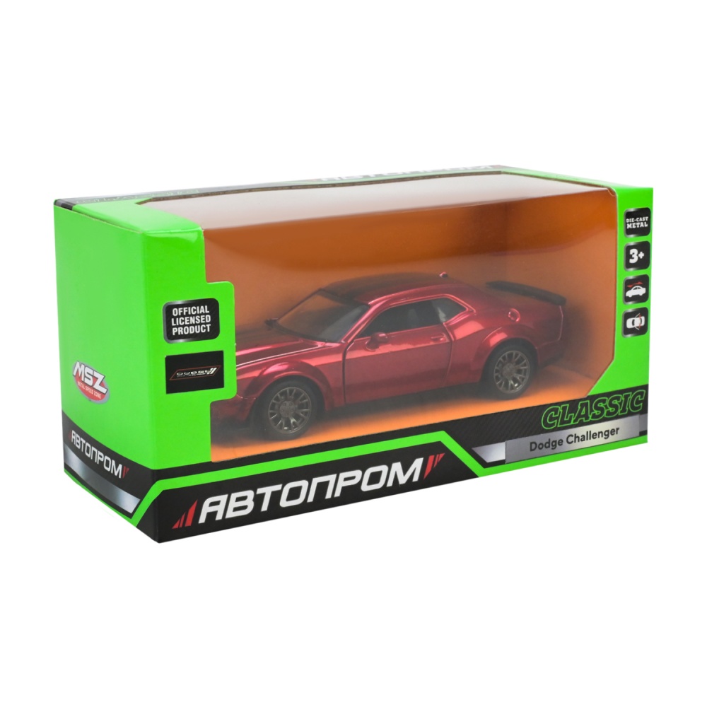 Автомодель Автопром 1:32 Dodge Challenger 10008