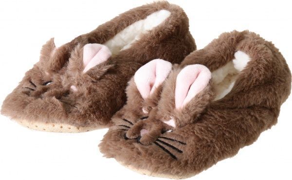 Тапочки детские Maxwin KIDS Зверюшки зайка р.23-25 коричневый MWSE017/hare 