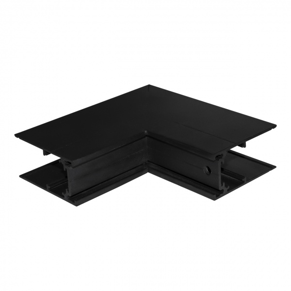 Соединитель угловой Hopfen внутренний 005 для шинопровода магнитного черный 365741 