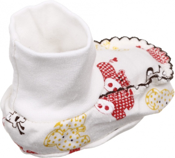 Пінетки дитячі Маленькие люди 56 р 40 см молочний 