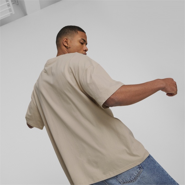 Футболка Puma CLASSICS OVERSIZED TEE 53807088 р.XL бежевий